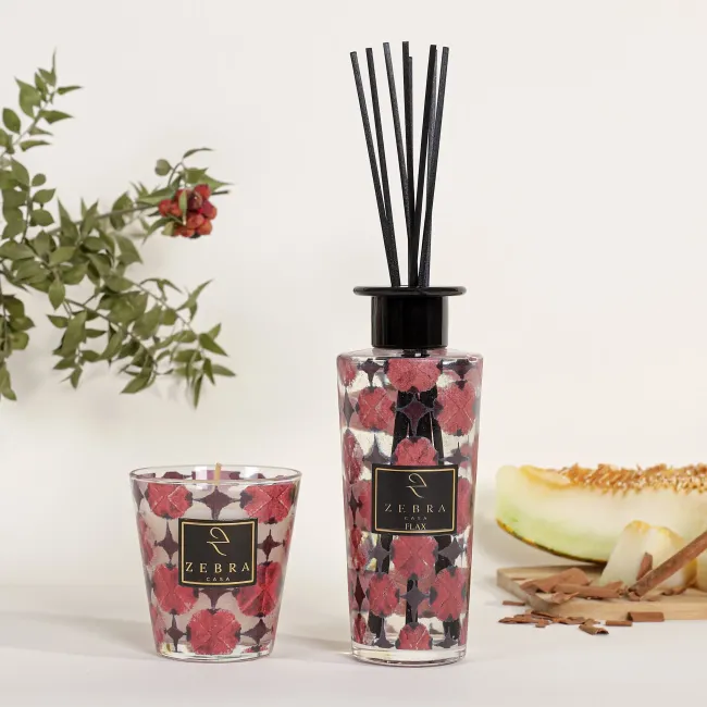 Flax Çubuklu Oda Kokusu 200ml ve Mum 