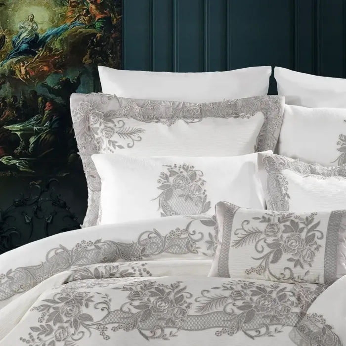 Flora 11 Pcs Wedding Set / Grey - 5