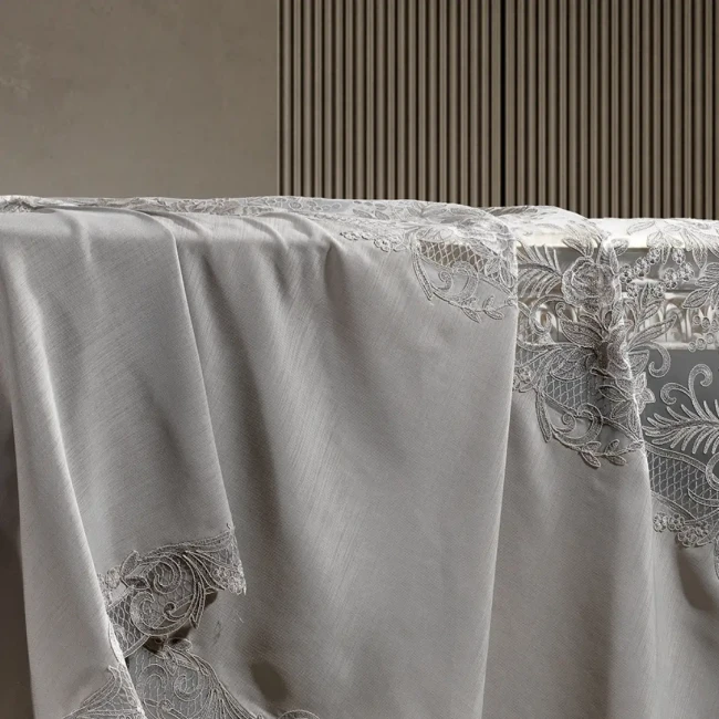 Flora Masa Örtüsü / Gri - 5