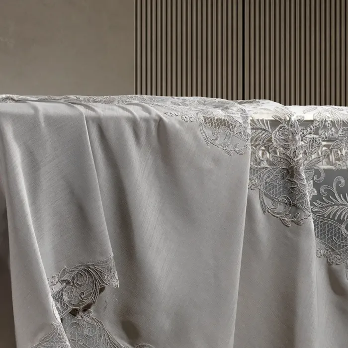 Flora Masa Örtüsü / Gri - 5