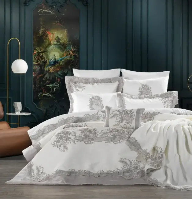 Flora 3'lü Set / Gri 