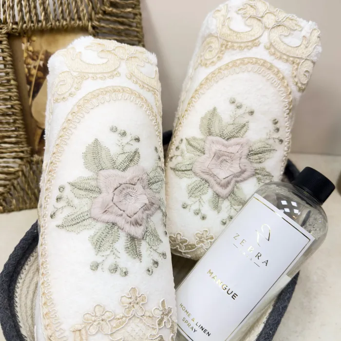 Floransa Kokulu Havlu Seti - 3