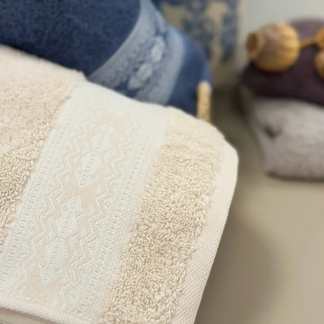 Fresk 4'lü Havlu Seti 50x90cm - Zebra Casa (1)