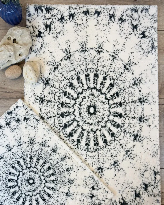 Giovann 2'li Paspas Takımı Ekru / Mavi - 1