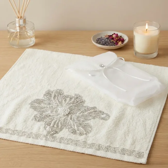 Gisele Çeyizlik Keseli Havlu - 2