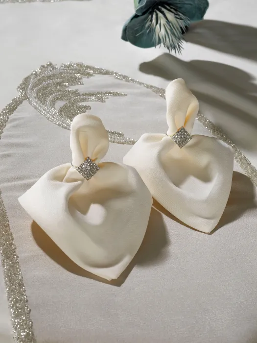 Gisele Masa Örtüsü Takımı / Gri - 3