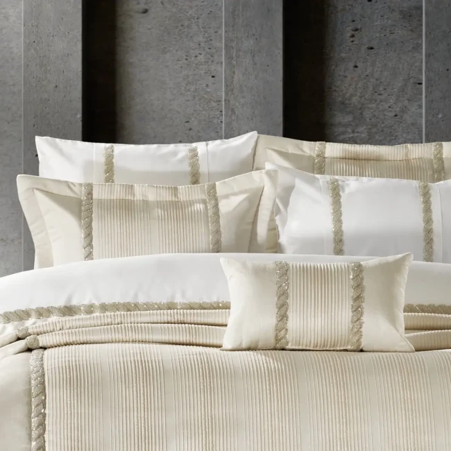 Grace 10 Parça Çeyiz Yatak Seti / Krem - Zebra Casa (1)