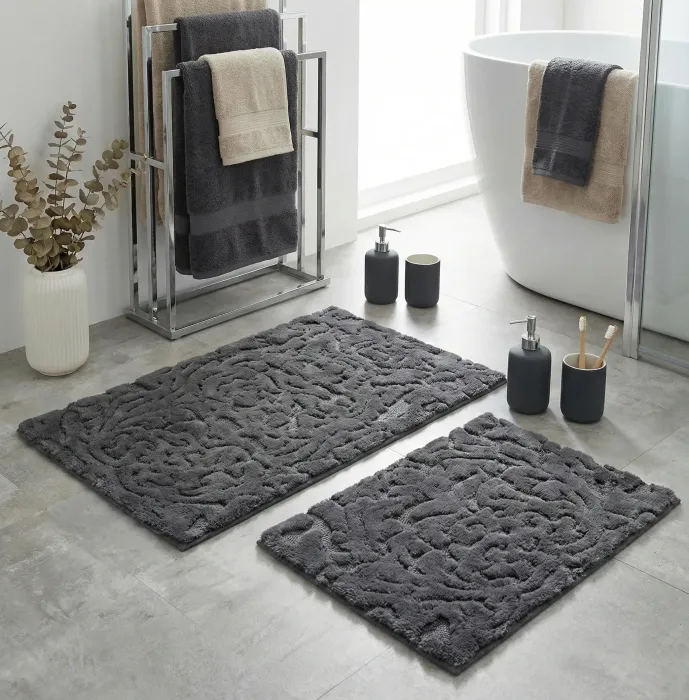 Haly Pamuk Paspas Seti / Koyu Gri - 1