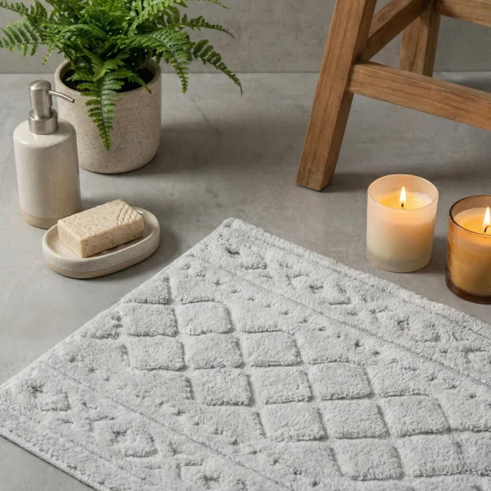 Henra Pamuk Paspas Seti / Açık Gri - 2