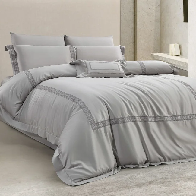 Hilda 400Tc Luxury Nevresim Takımı / Gri - 1