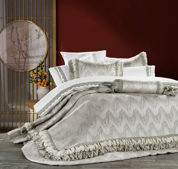 Holly 11 Parça Yatak Seti / Bej - 1