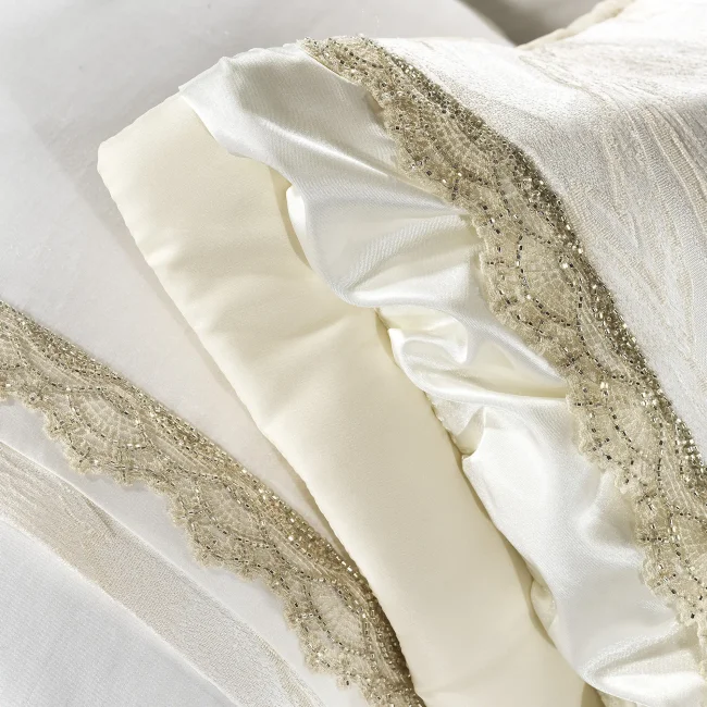 Holly 11 Parça Yatak Seti / Krem - Zebra Casa (1)