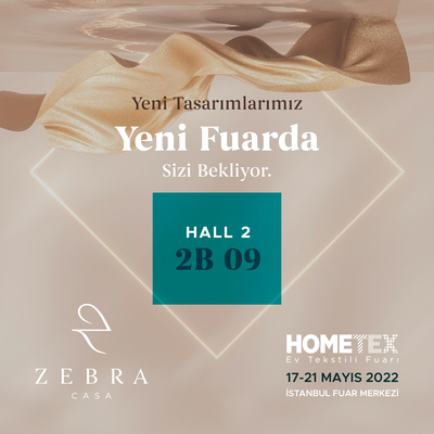 Hometex Ev Tekstili Fuarında Buluşuyoruz!