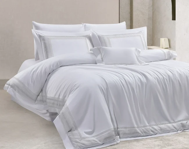 Idella 400Tc Luxury Nevresim Takımı / Krem - 1