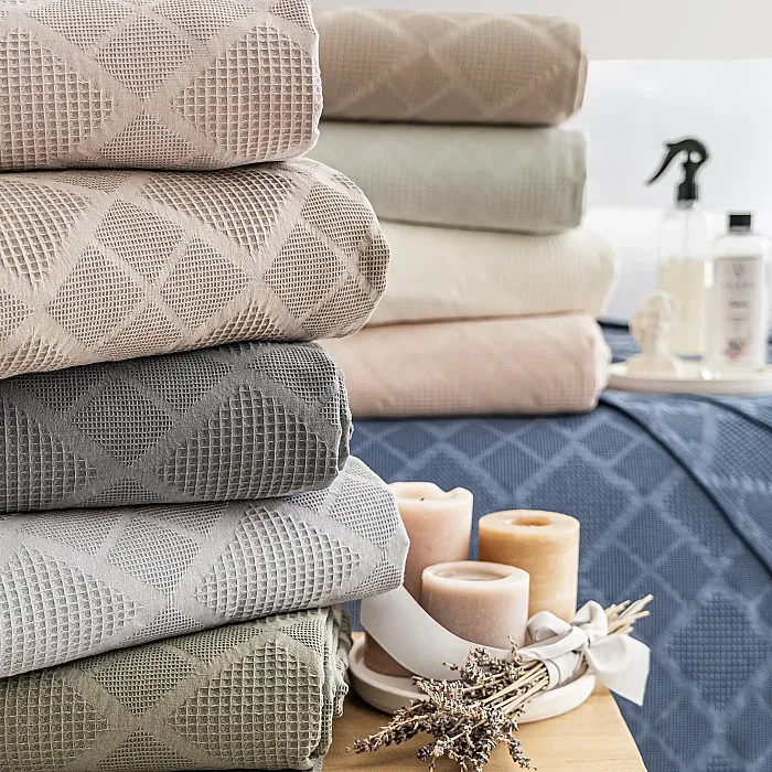 Jakar Tek Kişilik Pamuk Pike / Bej ve 400 ml Oda Kokusu - 4