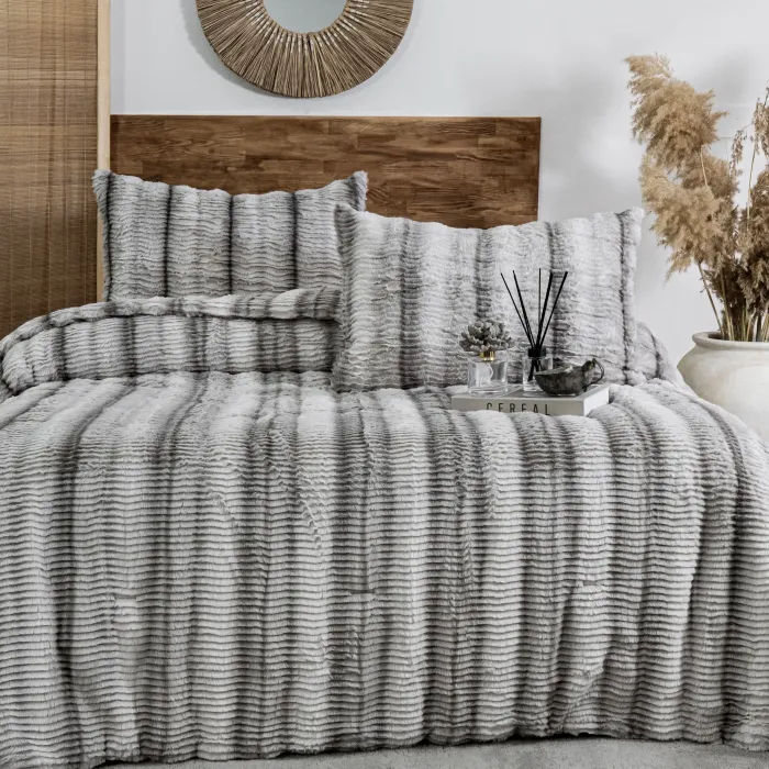 Jenny Çift Kişilik Comforter Set / Gri - 1