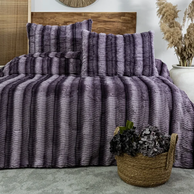 Jenny Çift Kişilik Comforter Set / Mürdüm 