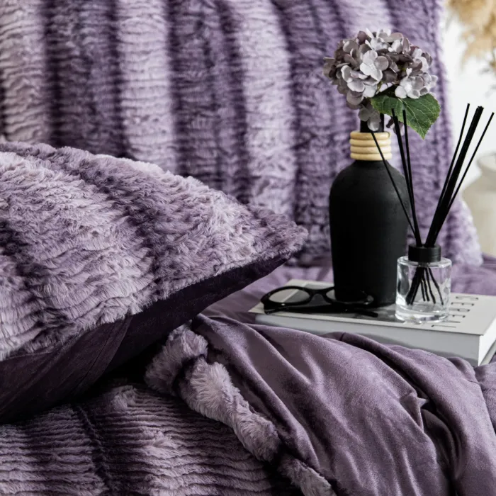 Jenny Çift Kişilik Comforter Set / Mürdüm - 3