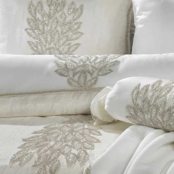 Karen 24 Parça Premium Çeyiz Yatak Seti / Krem - 3