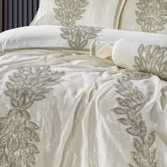 Karen Çift Kişilik Pike Seti / Krem - 4