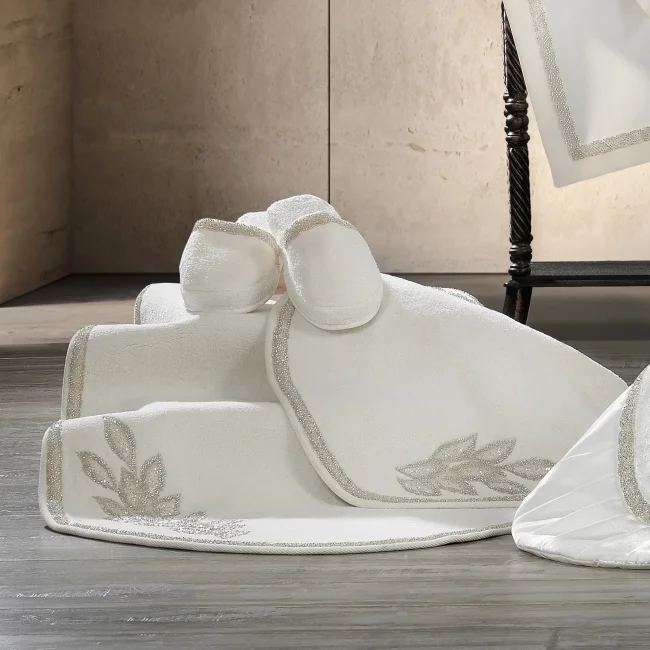 Karen İkili Oval Paspas Takımı / Krem - Zebra Casa (1)