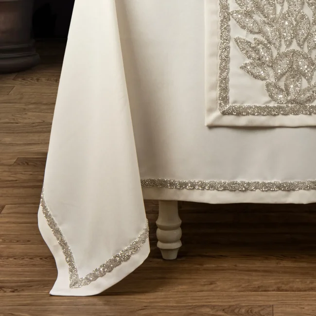 Karen Masa Örtüsü Takımı / Krem - Zebra Casa (1)