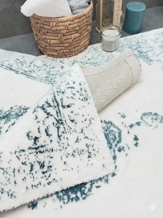 Karsten 2'li Paspas Takımı Ekru / Mavi - 3