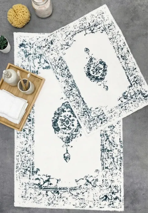 Karsten 2'li Paspas Takımı Ekru / Mavi - 1