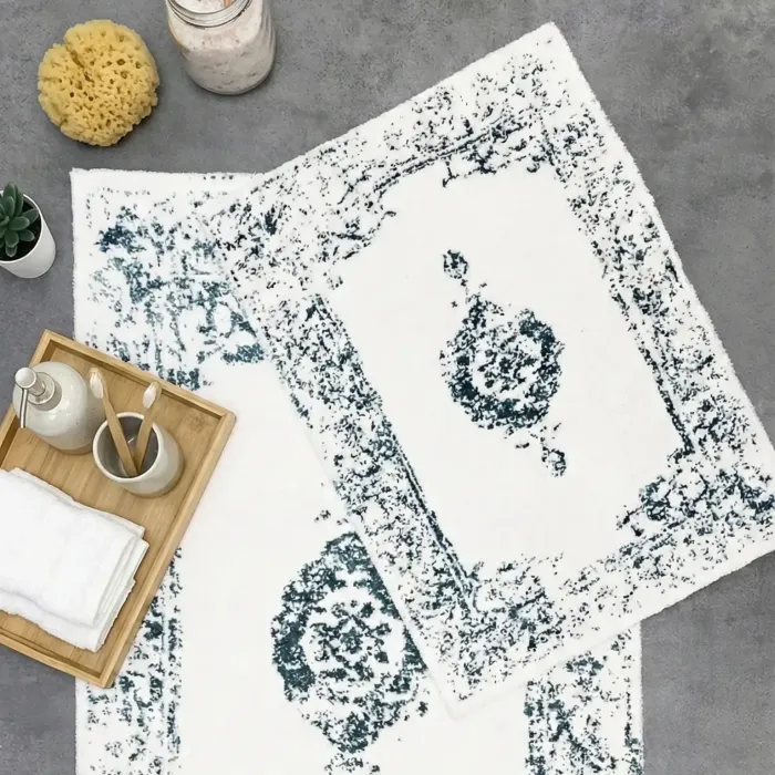 Karsten 2'li Paspas Takımı Ekru / Mavi - 1