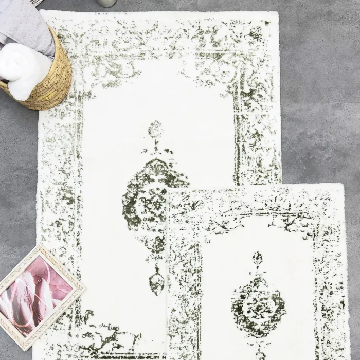 Karsten 2'li Paspas / Ekru Yeşil - 1