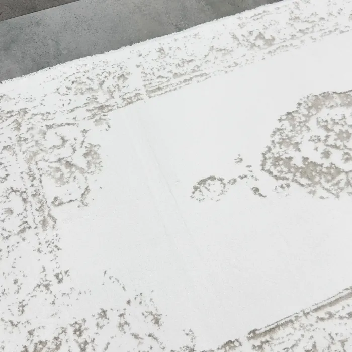 Karsten 80x150cm Paspas - Halı / Beyaz - Gri - 3