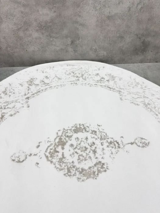 Karsten Yuvarlak 120x120cm Paspas - Halı / Beyaz Gri - 4