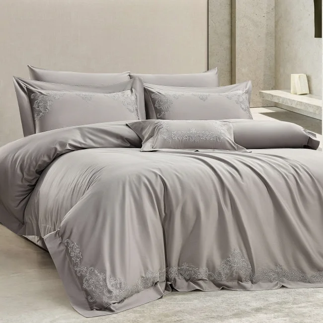 Kelly 400Tc Luxury Nevresim Takımı / Gri - 1