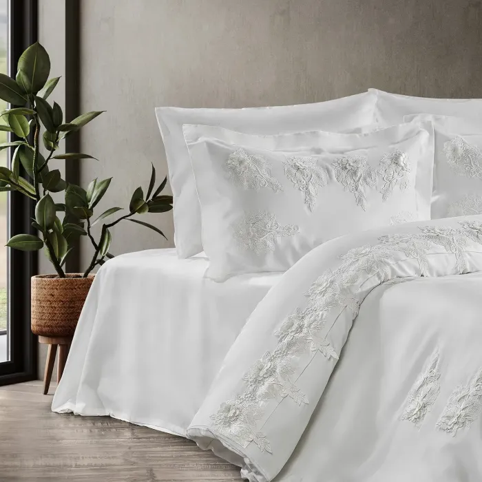 Laira 6 Parça Dantelli Nevresim Takımı - 2