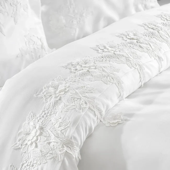 Laira 6 Parça Dantelli Nevresim Takımı - 4