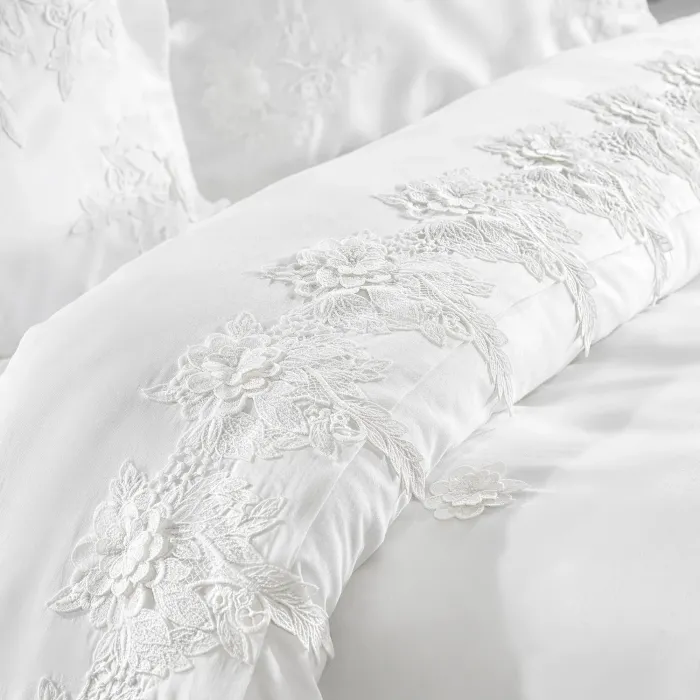 Laira 6 Parça Dantelli Nevresim Takımı - 4