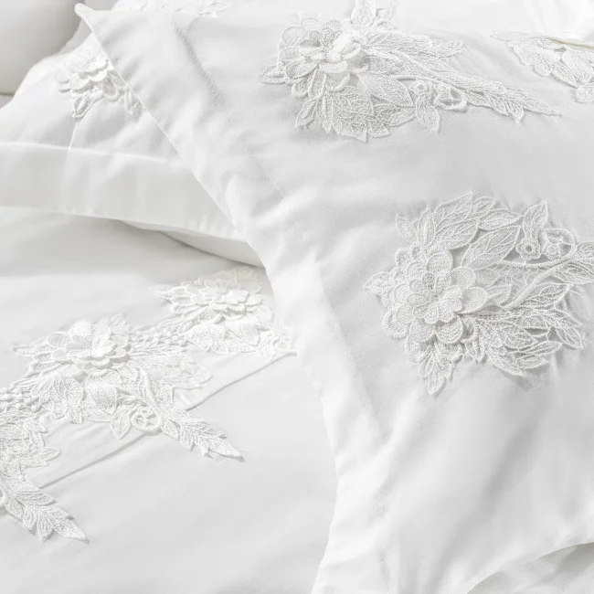 Laira 6 Parça Dantelli Nevresim Takımı - 5