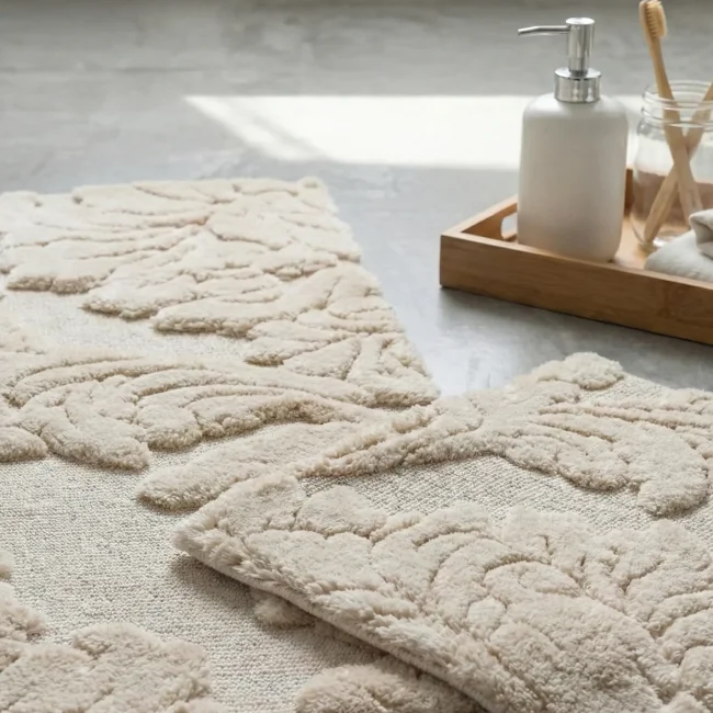 Lavil 2'li Pamuk Paspas Takımı / Bej - 2