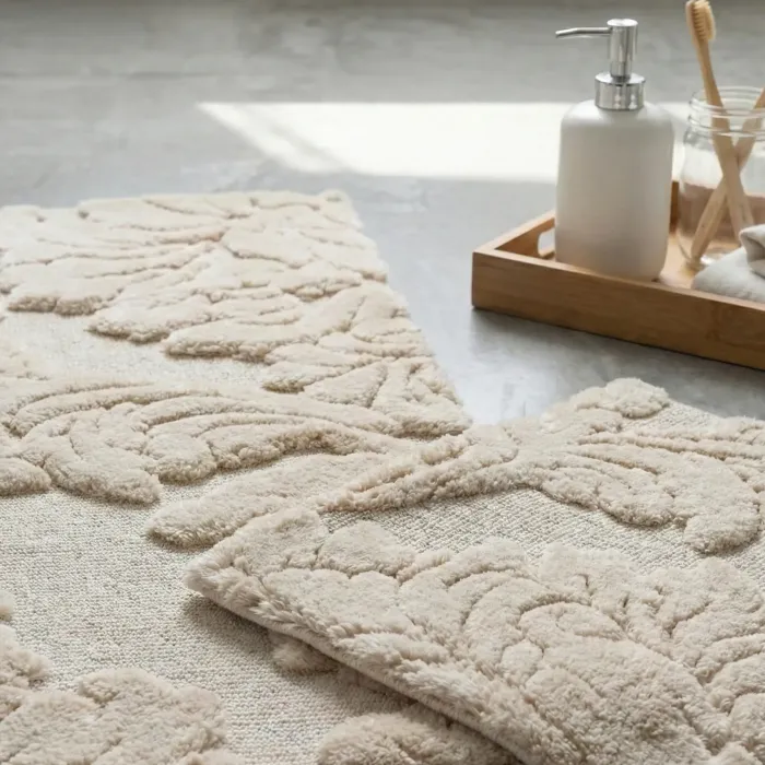 Lavil 2'li Pamuk Paspas Takımı / Bej - 2