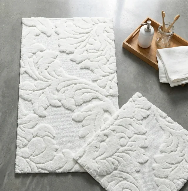 Lavil 2'li Pamuk Paspas Takımı / Ekru - 1