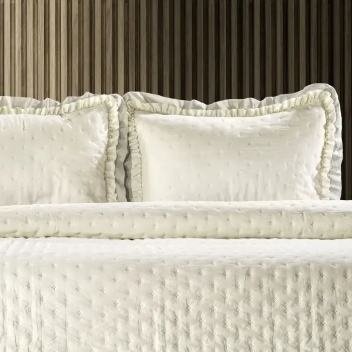 Lima Tek Kişilik Yatak Örtüsü / Krem - 4