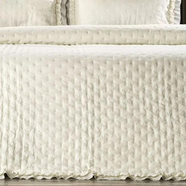 Lima Tek Kişilik Yatak Örtüsü / Krem - 5