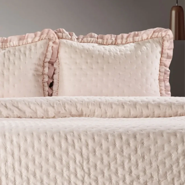 Lima Tek Kişilik Yatak Örtüsü / Pudra - 4