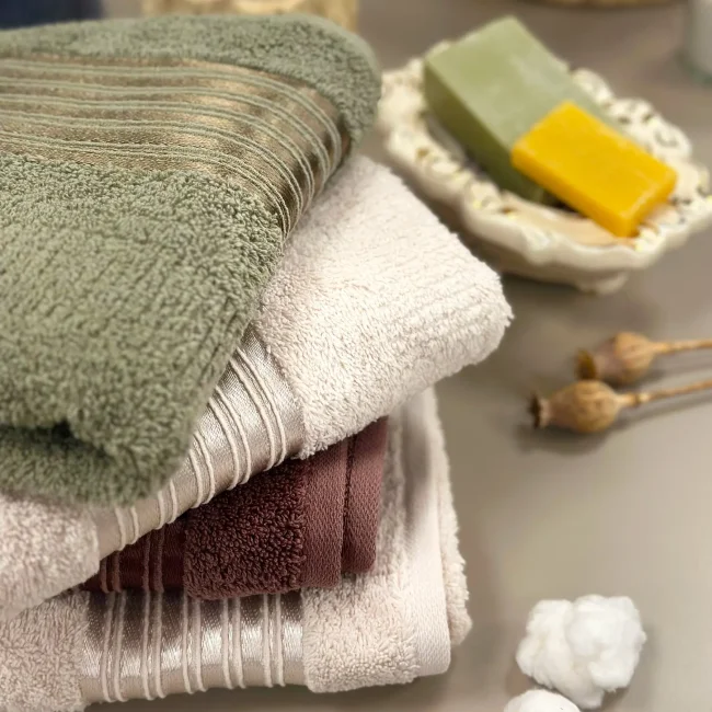 Line 4'lü Havlu Seti 50x90cm - Zebra Casa (1)