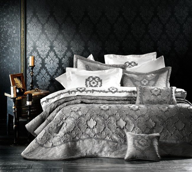 Zebra Casa - Madison 5 Pcs Bedspread Set / Grey