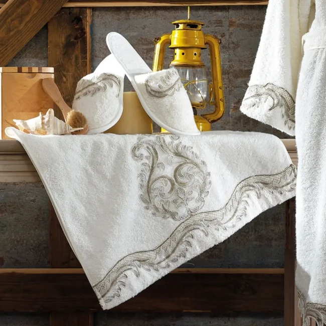 Marakesh Kadın Balayı Bornoz Seti - Zebra Casa (1)