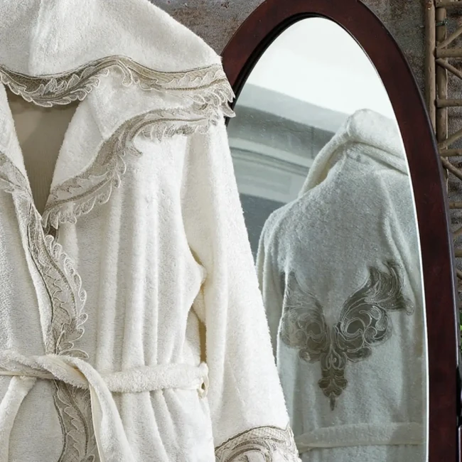 Marakesh Kadın Balayı Bornoz Seti - 3