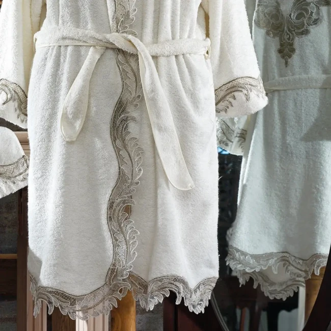 Marakesh Kadın Balayı Bornoz Seti - 5