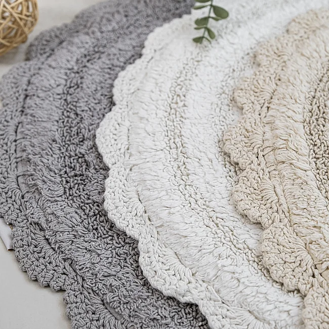Marisol %100 Pamuk 80x120 Banyo Paspası – Bej - 2