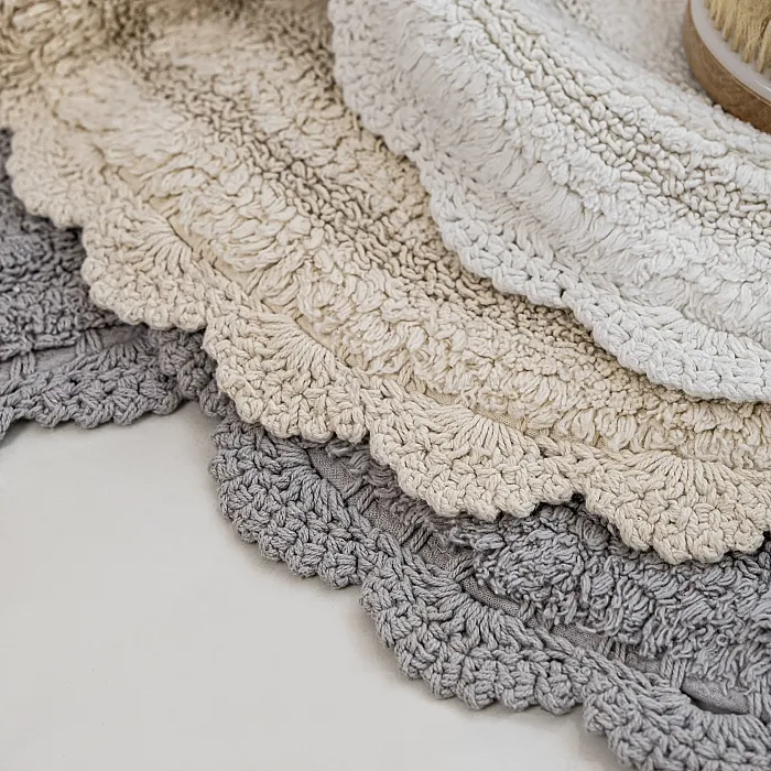 Marisol %100 Pamuk 80x120 Banyo Paspası – Bej - 3